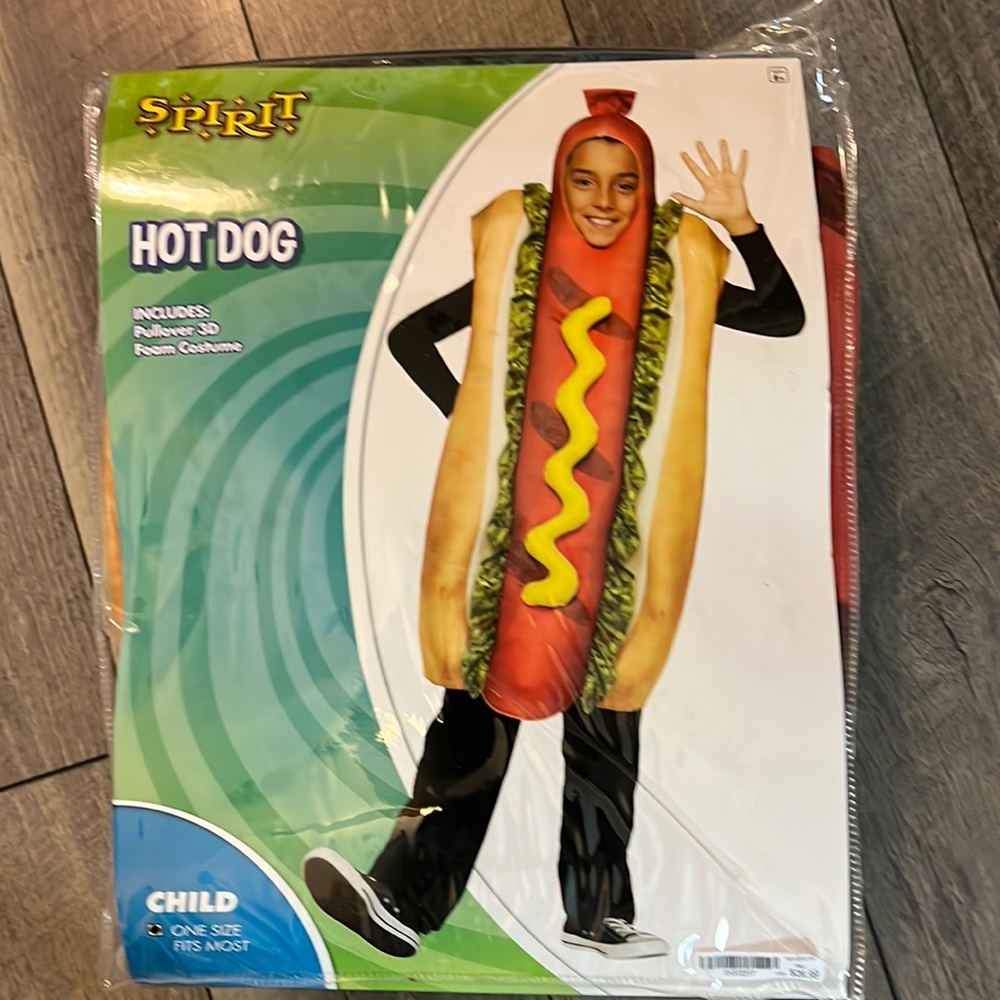 Child’s hot dog costume